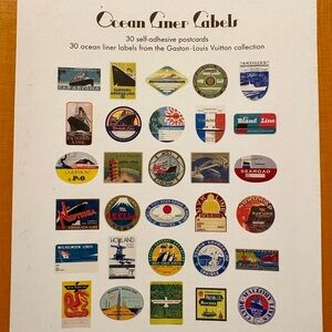 Select 1 LV Ocean Liner Label, $45 each Louis Vuitton NEW *Only 30 will be sold*